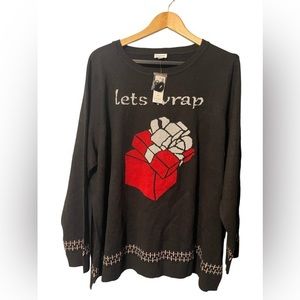 Let’s Wrap Avenue NWT Christmas Crew Neck Sweater size 22/24